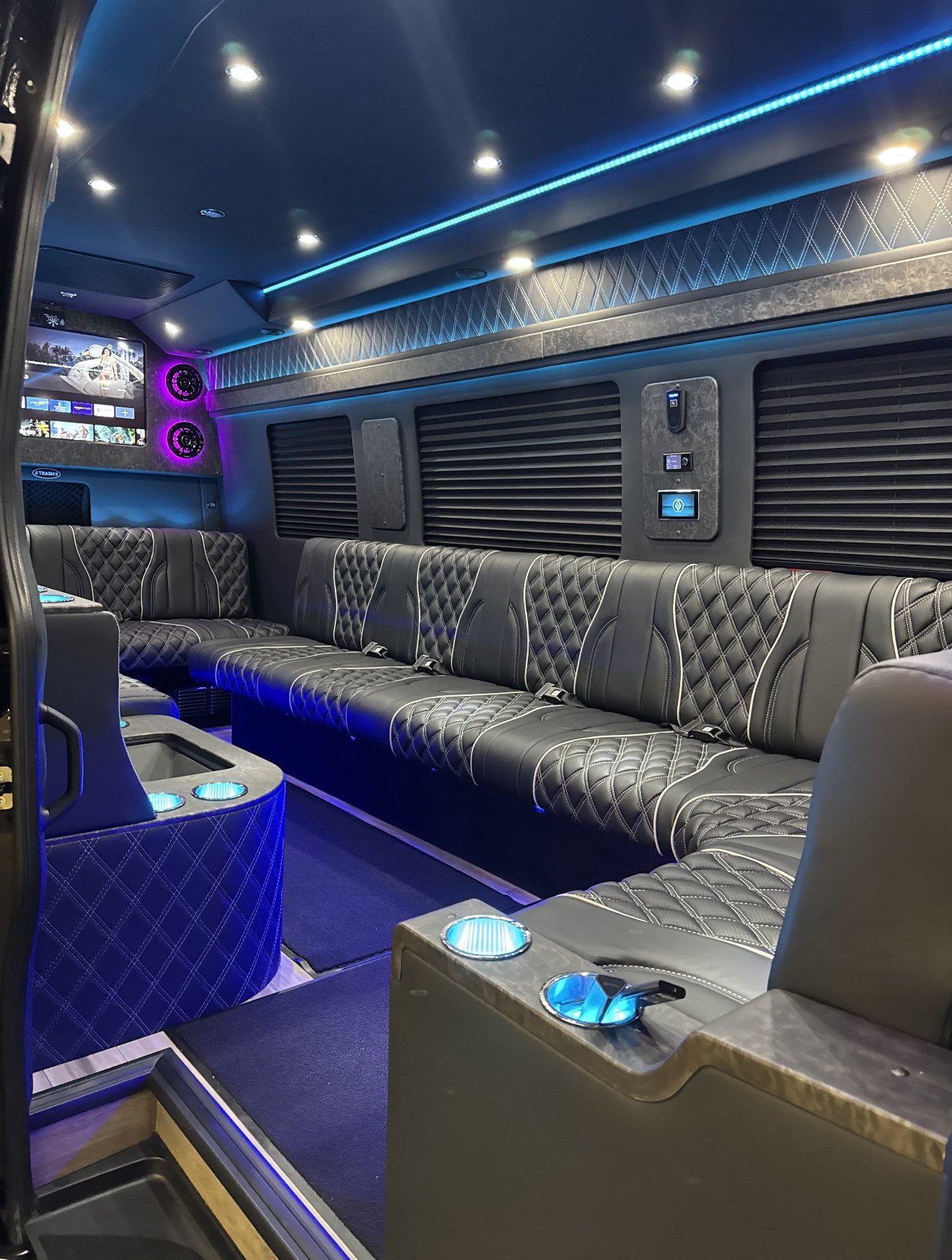 Chicago wedding limo Sprinter — A1 Limousine in-house fleet